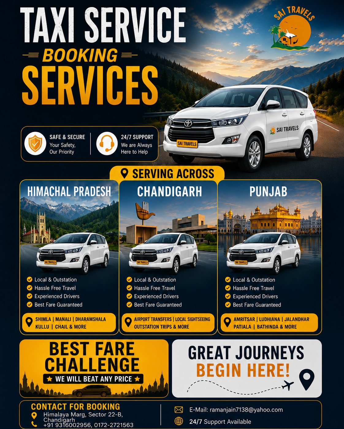 Need a quick train ticket? Sai Travel offers reliable Tatkal train booking services across India. Whether it’s a last-minute trip or urgent travel, we’ve got you covered with hassle-free bookings.